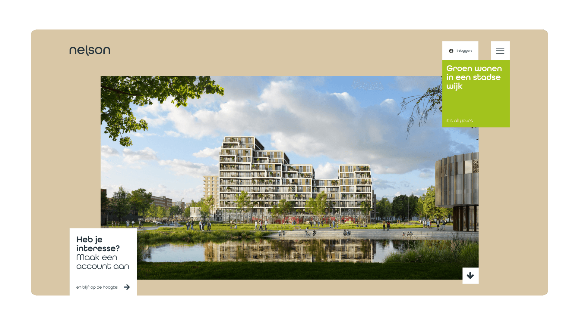 Professionele vastgoed websites - Nelson Amsterdam - yoreM Digital in Real Estate